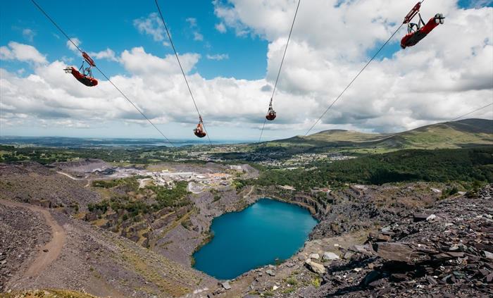 Penrhyn Quarry, home to Velocity 2